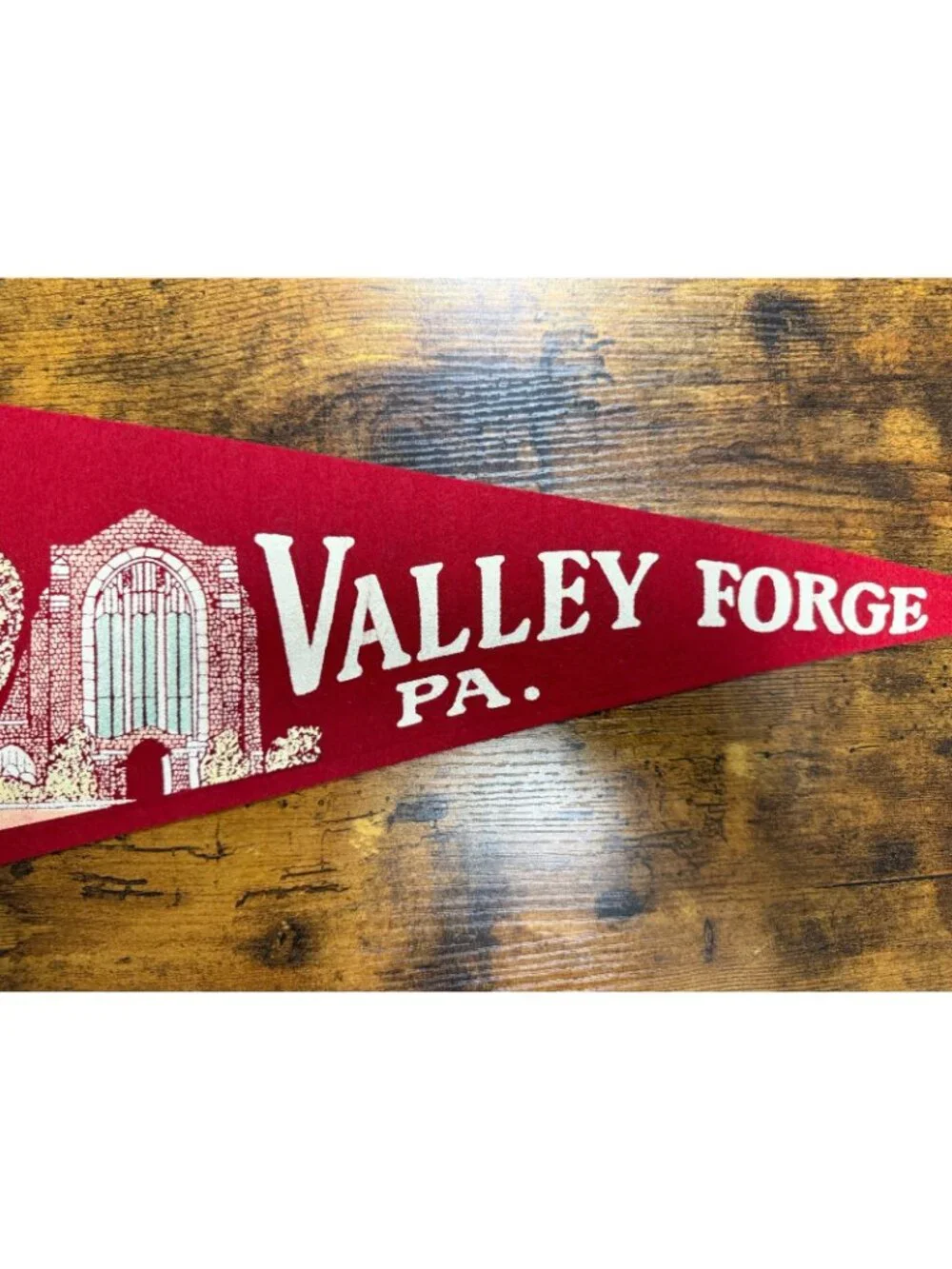 Vintage Valley Forge, Pennsylvania pennant